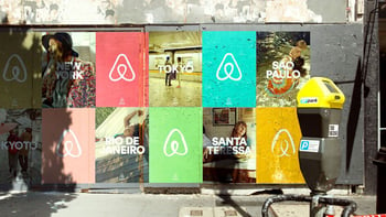 ตัวอย่างการออกแบบโปสเตอร์ AirBnB