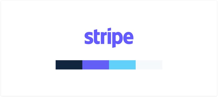 ตัวอย่างข้อความสีของแบรนด์ SaaS - Stripe