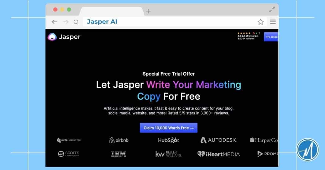 Ferramenta AI SEO nº 4 - Jasper AI para imagens AI personalizadas