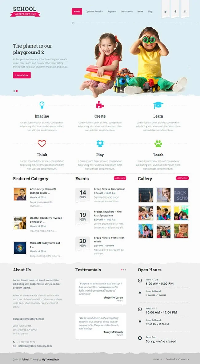 Schul-WordPress-Theme