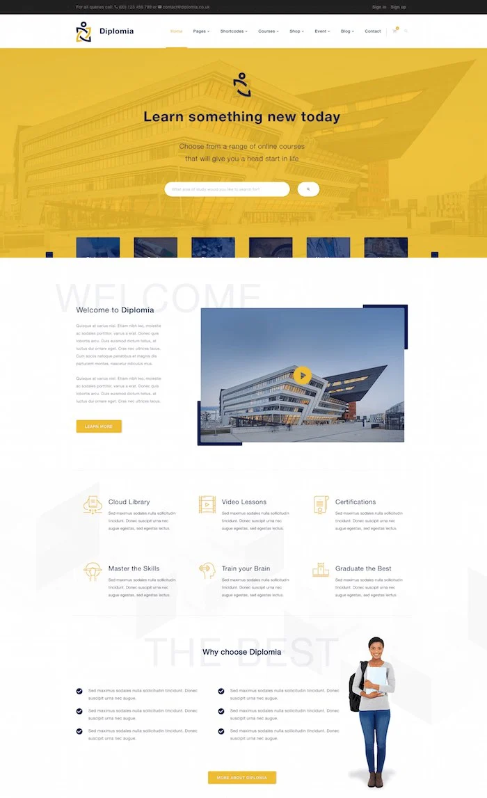 Diplomia WordPress-Theme