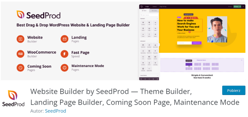 landing page