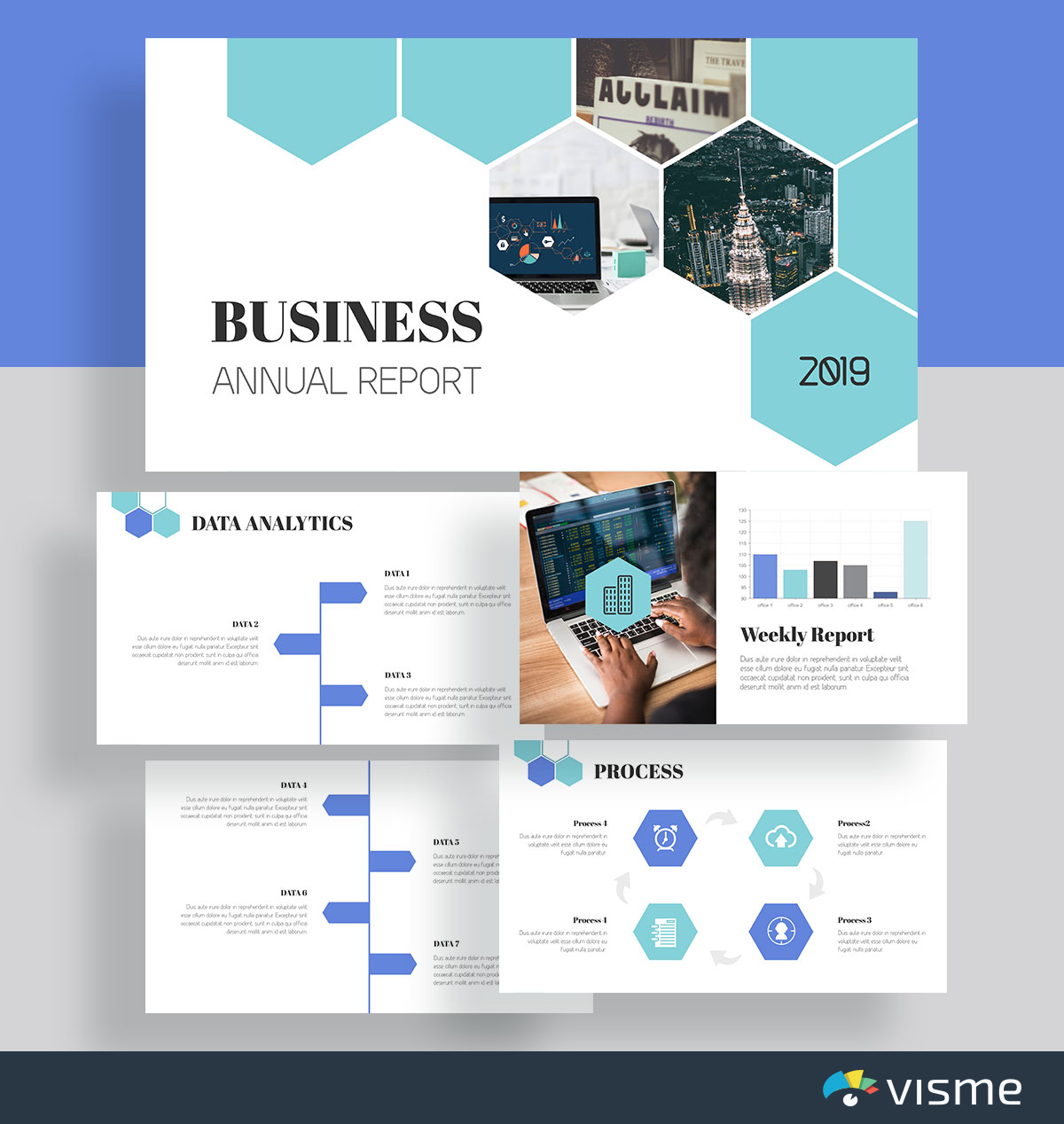 meilleurs modèles de présentation - rapport annuel d'entreprise