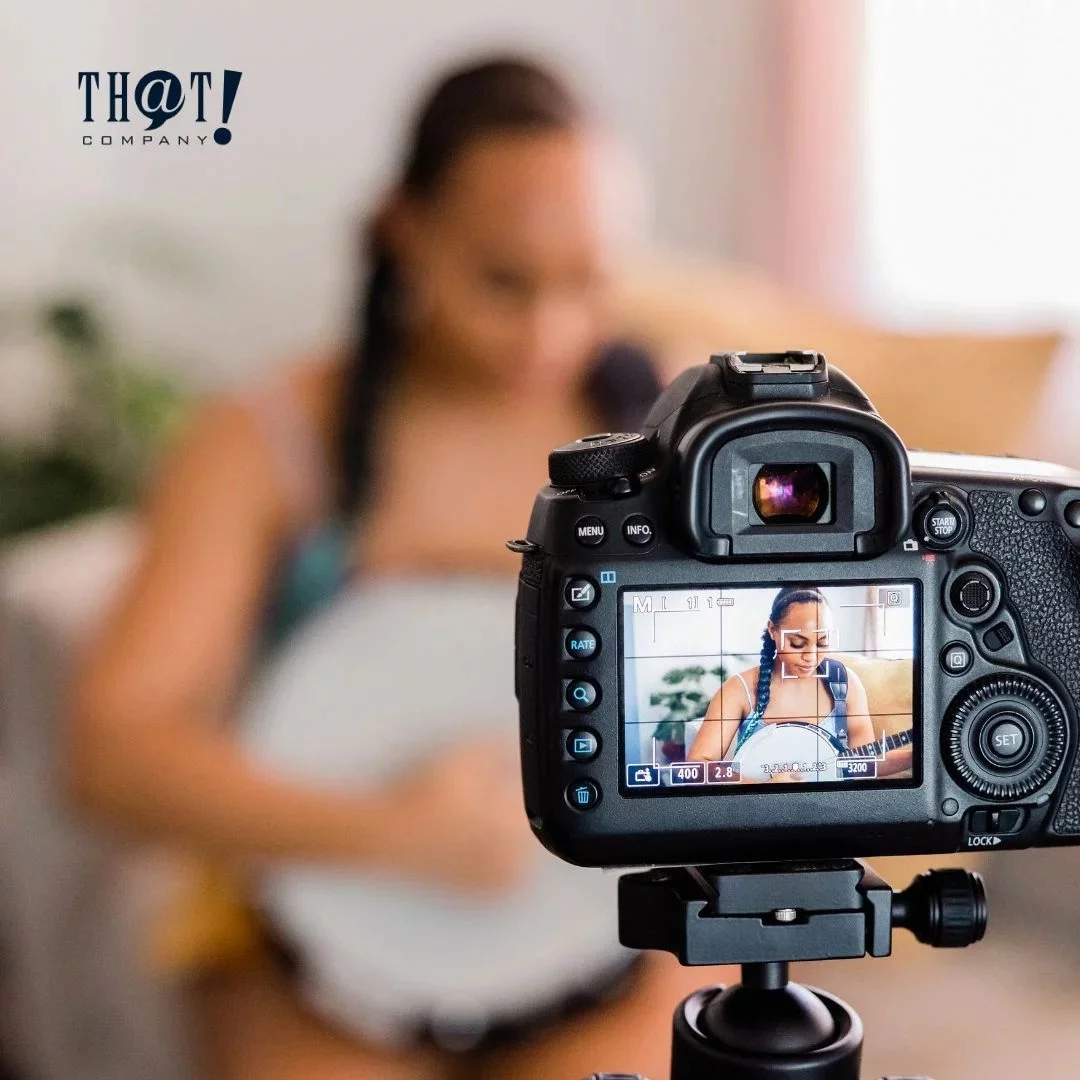 Monetizing | A Girl Recording Herself While Playing An Instrument 