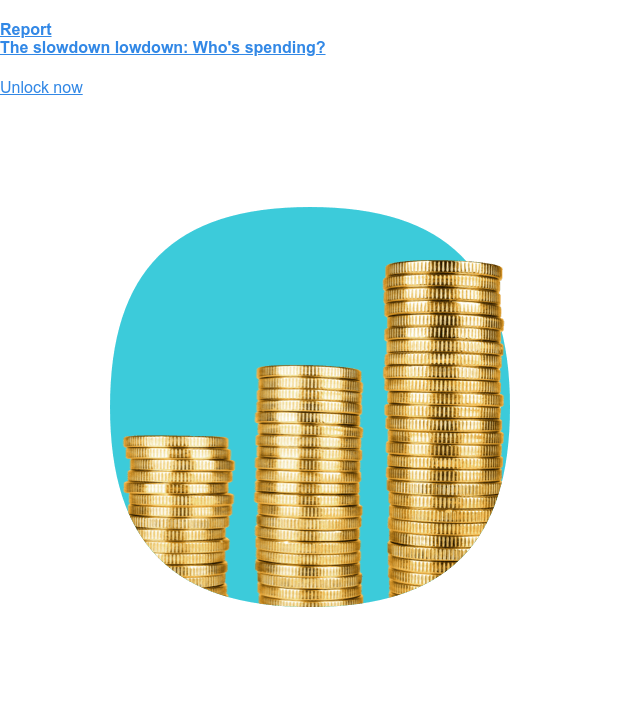 Relatório O resumo da desaceleração: quem está gastando? Desbloquear agora