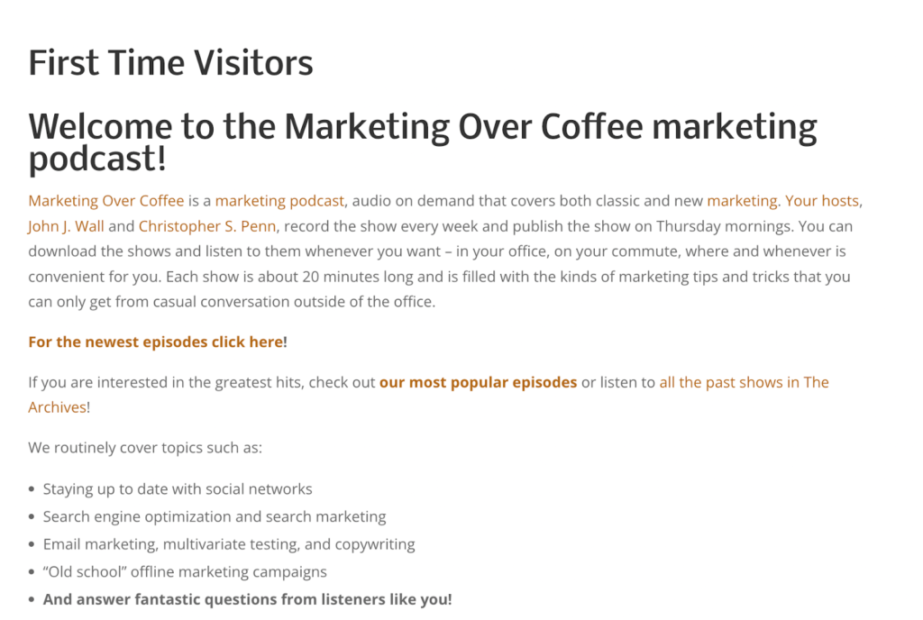 Marketing Over Coffee de John J. Wall și Christopher S. Penn