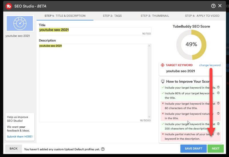 optimización de motores de búsqueda de youtube