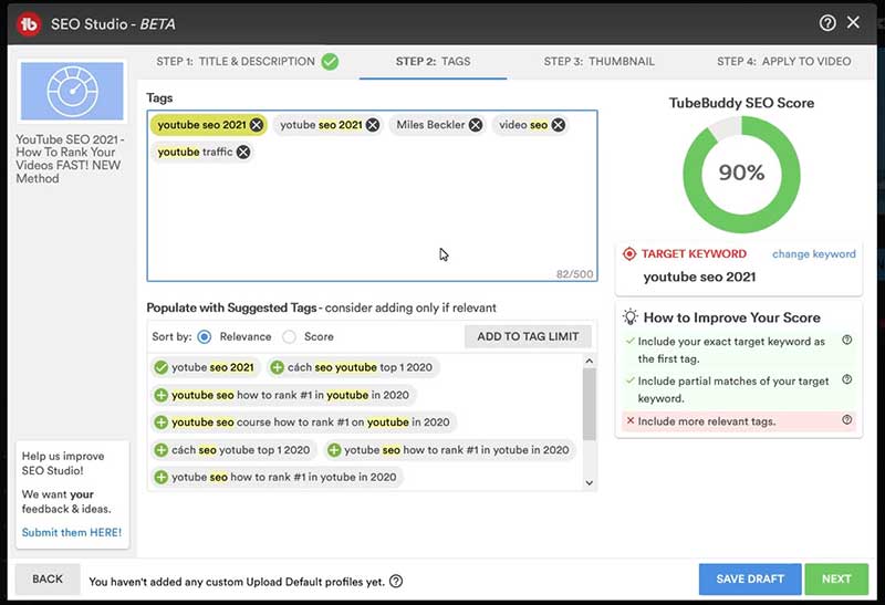 optimización de motores de búsqueda de youtube