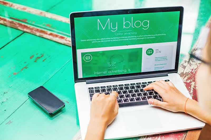 adicionar link para sua postagem de blog ou site