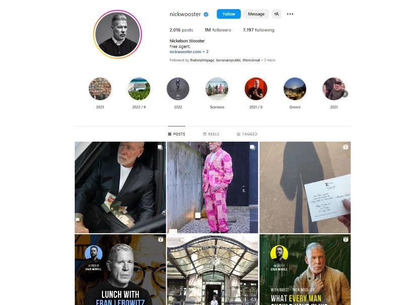 Nick Wooster, influent în modă de peste 50 de ani