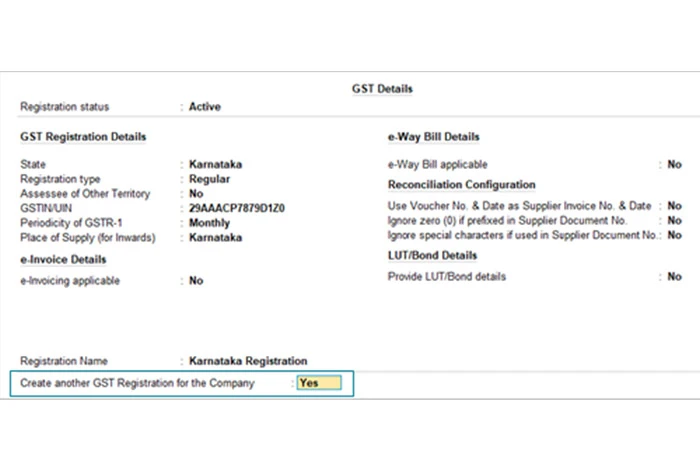 Diversi archivi GSTN da un'unica organizzazione Dati