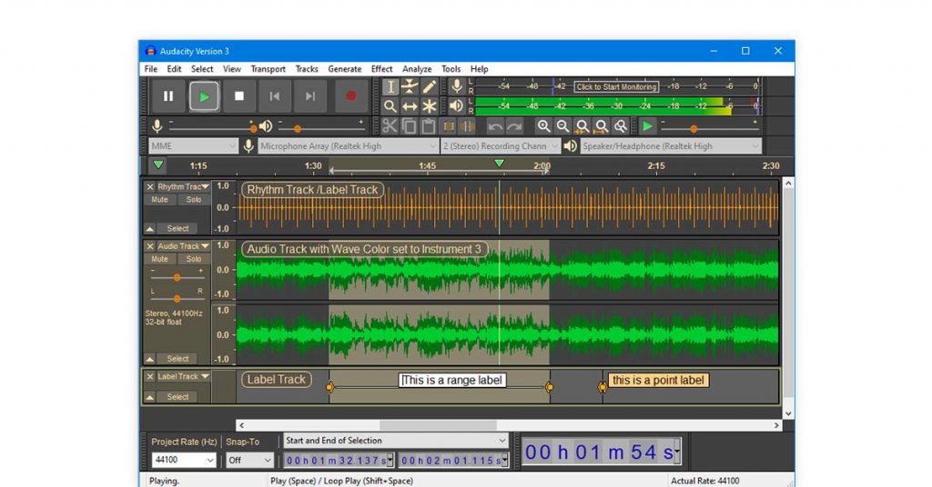 perangkat lunak pengedit multitrack