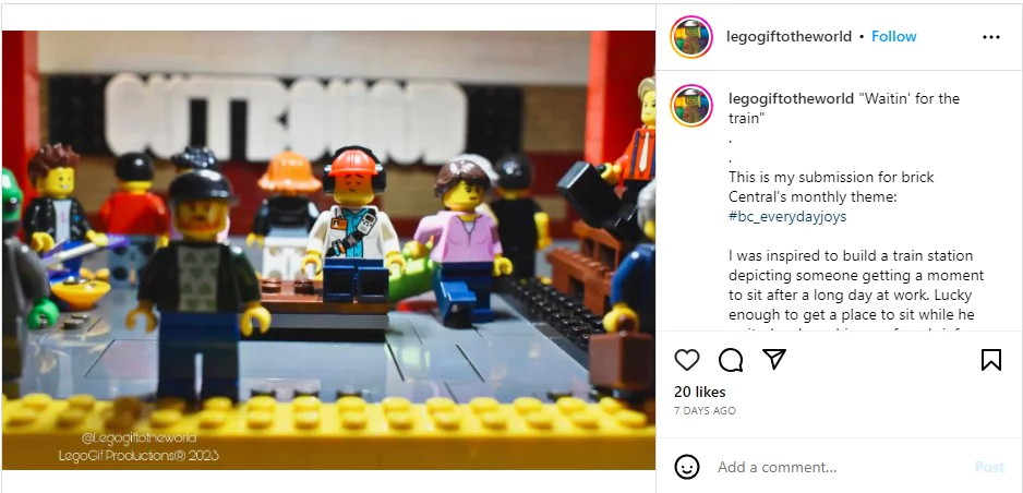 Contoh keterlibatan pelanggan LEGO