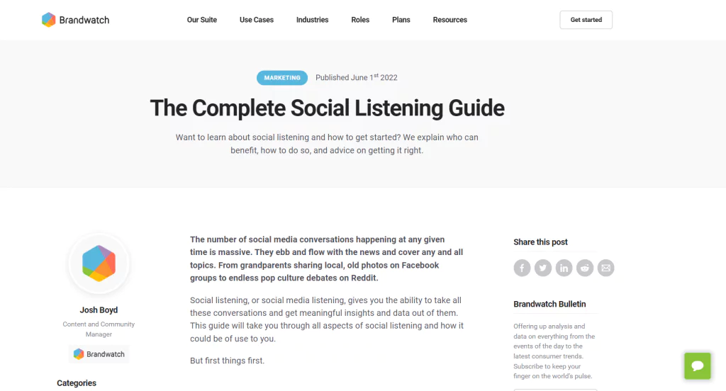 Brandwatch - Escucha social