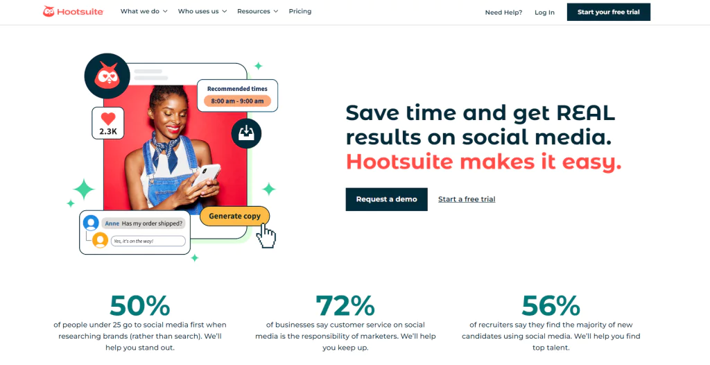 Hootsuite - Manajemen Media Sosial