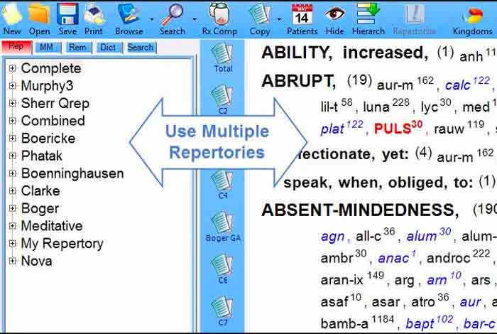 Software per la clinica omeopatica Netripples