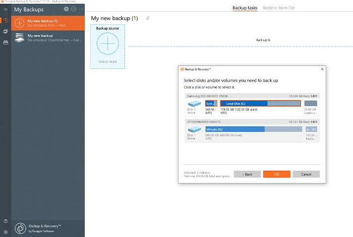 Paragon Backup e ripristino