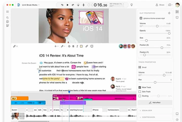 Descript ai video editor est le meilleur pour les podcasts et autres montages vidéo