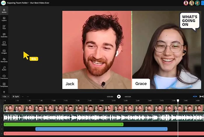 Editor video bertenaga Kapwing ai adalah Editor Keseluruhan Terbaik untuk video