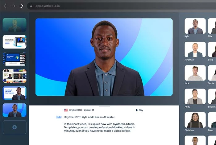 Synthesia, Yapay Zeka Avatarlarıyla Video Hazırlamak İçin En İyisidir