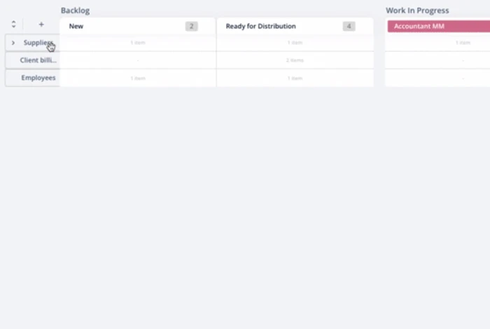 Exemple de tableau Kanban comptable