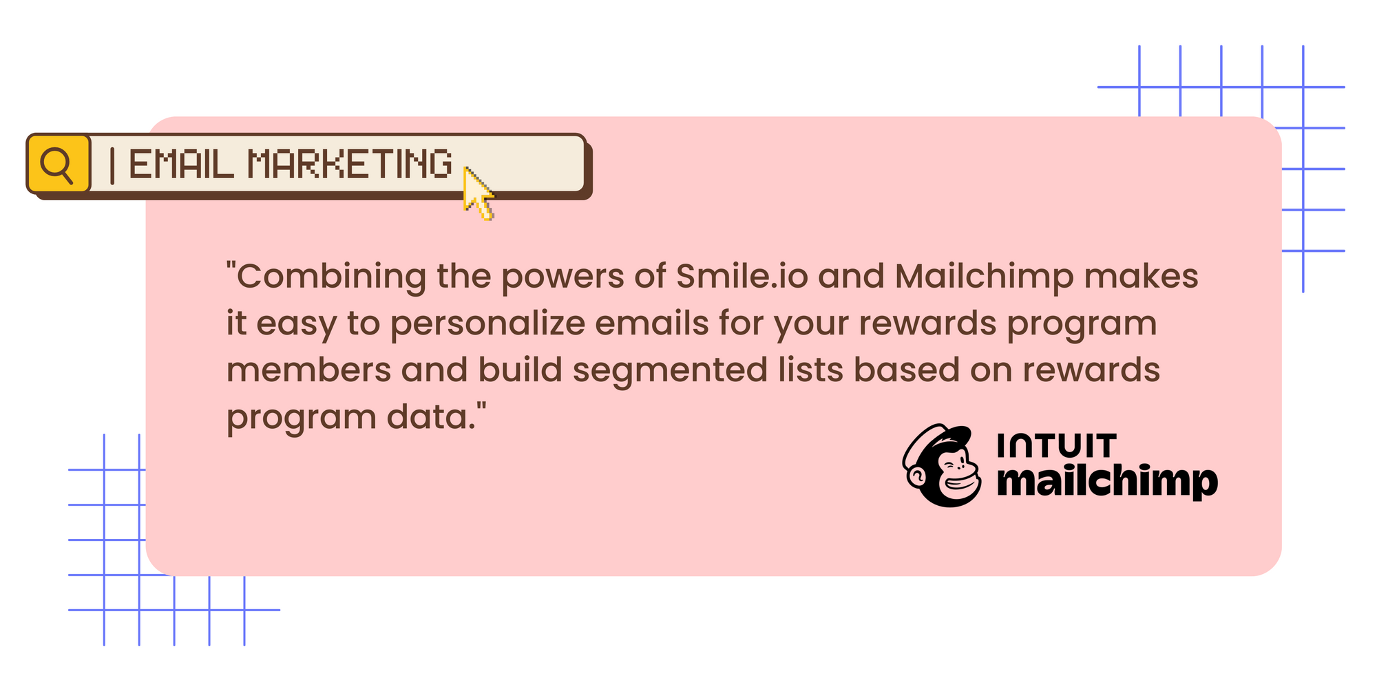 grafic al unui citat despre integrarea mailchimp și smile.io