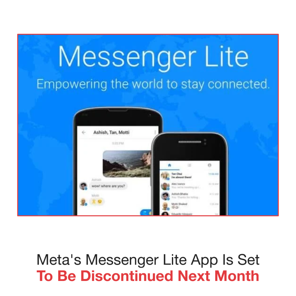 application méta-messenger-lite