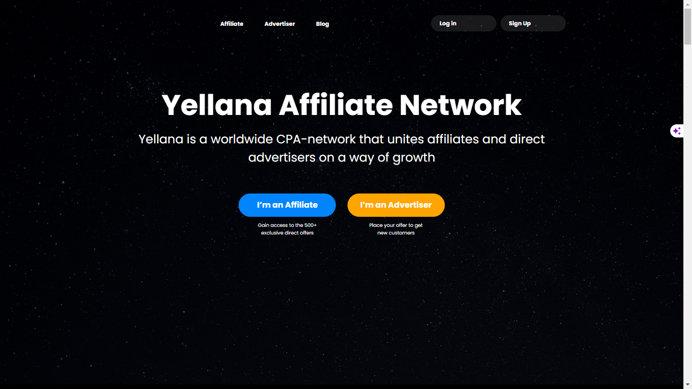 Yellana.com CPA ネットワーク