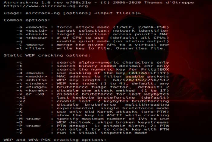Aircrack to jedno z najlepszych narzędzi do łamania haseł