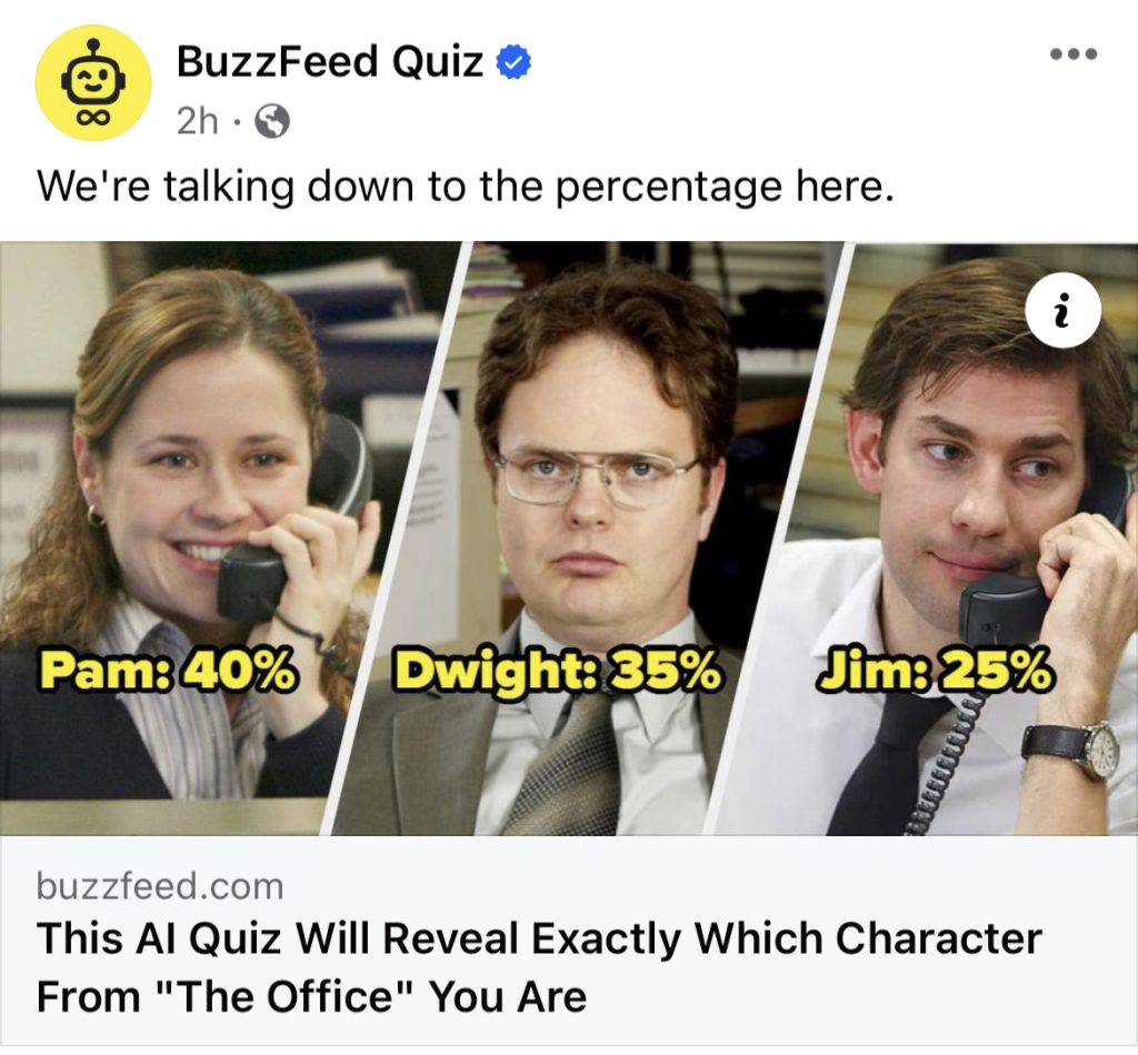 contoh kuis buzzfeed