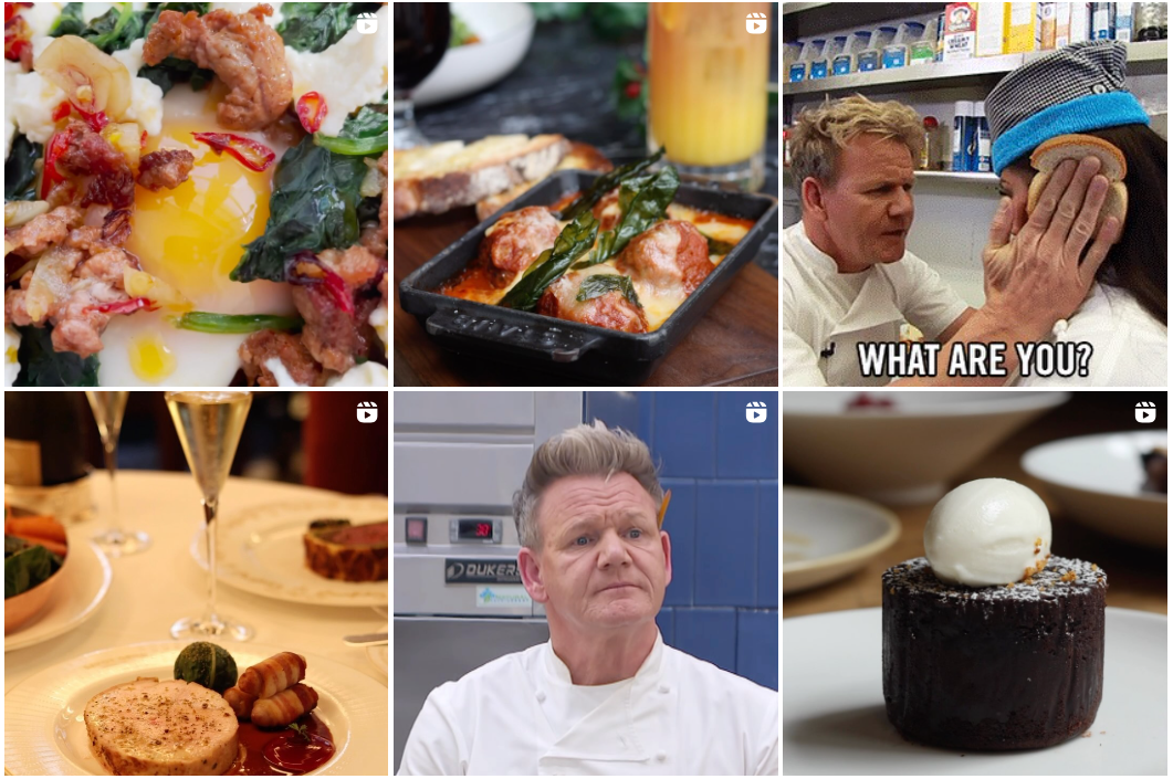 Akun media sosial Gordon Ramsay