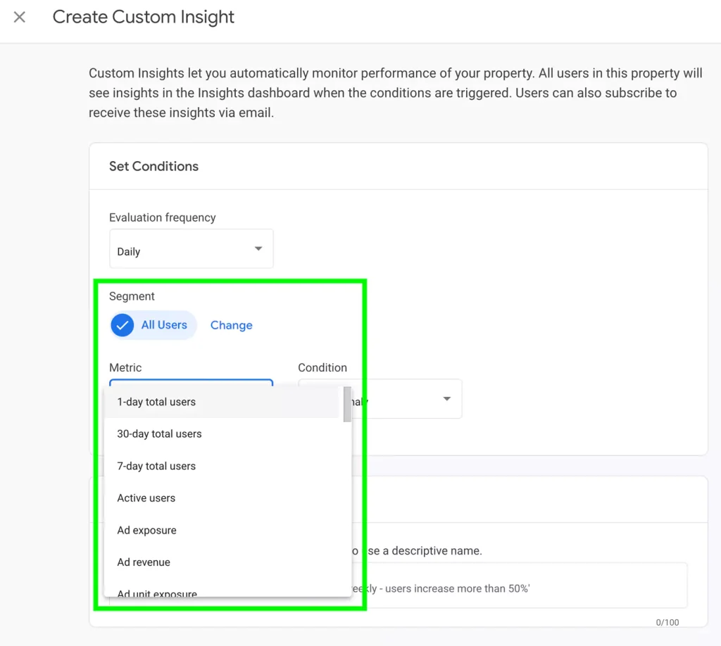 O captură de ecran a unui tablou de bord Google Analytics 4