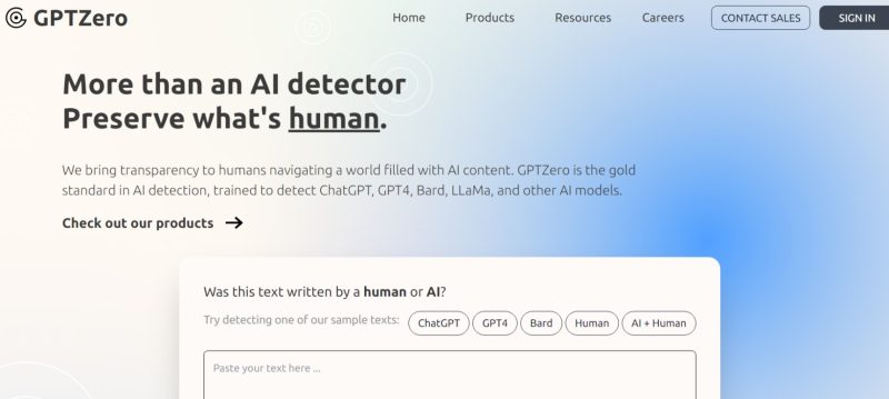 AI content detectors