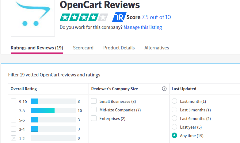 استعراض openCart