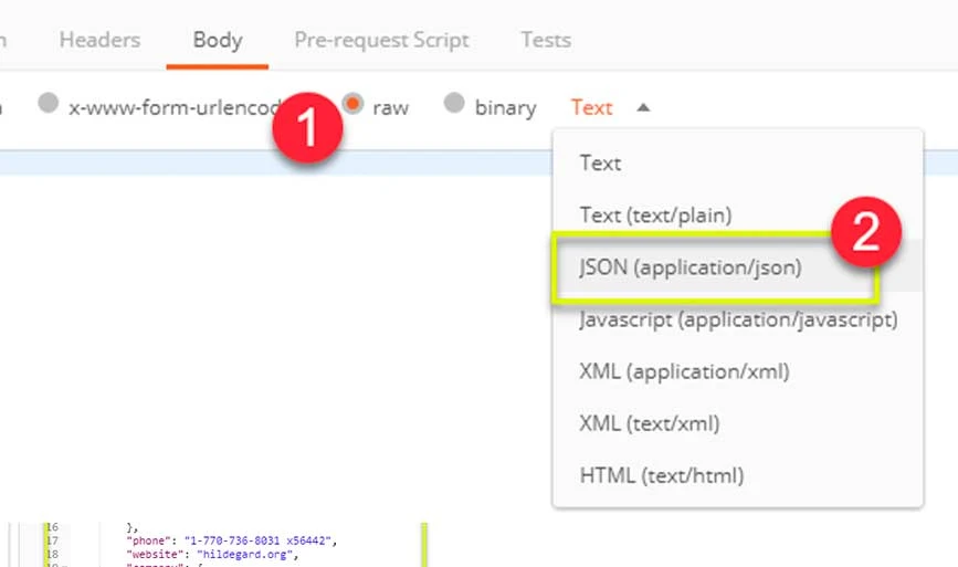 การทำงานกับคำขอ POST ด้วย Postman API