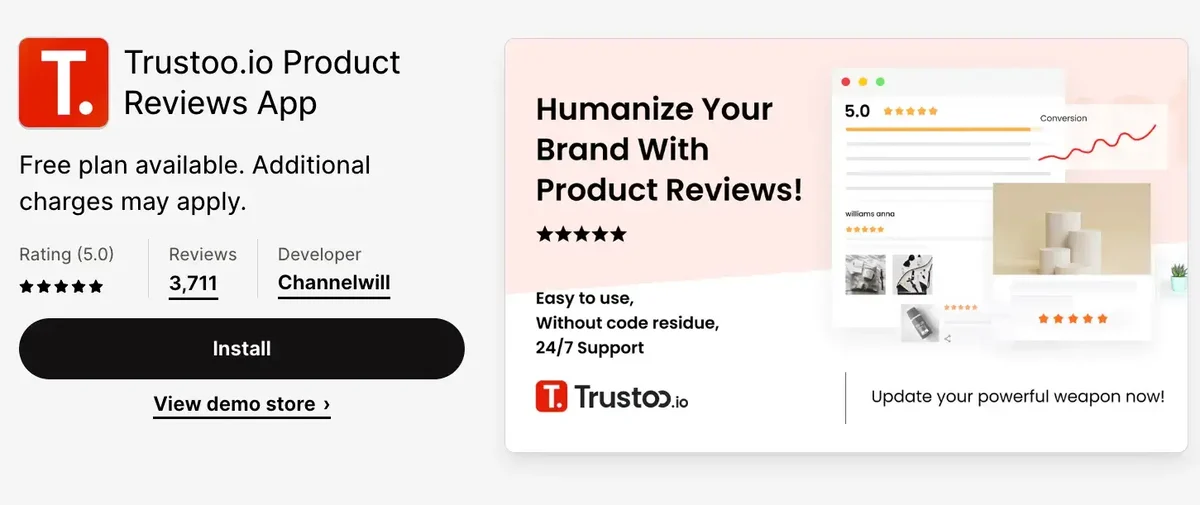 Trustoo-on-Shopify