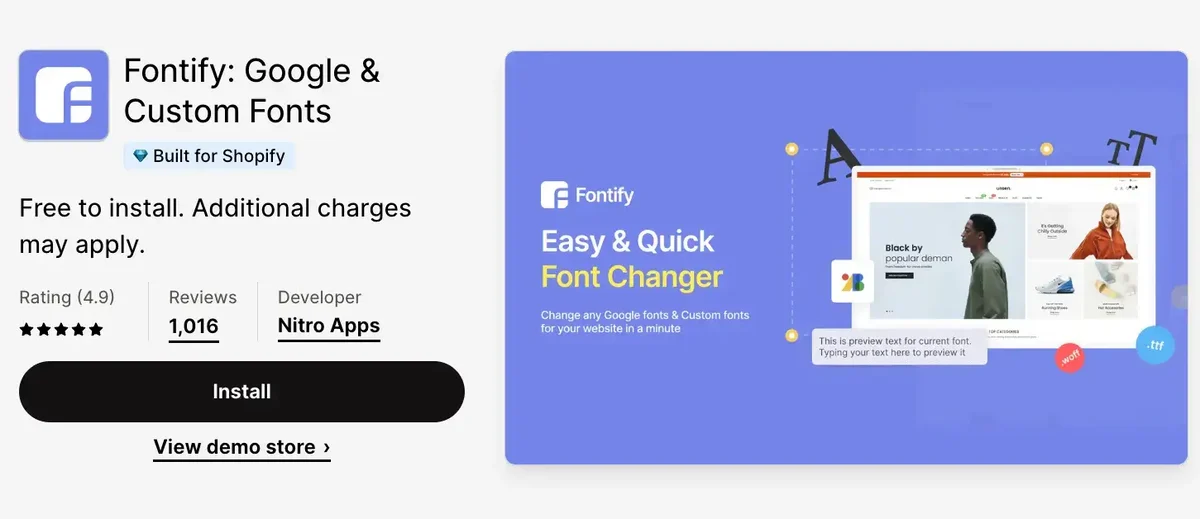 Fontify-на-Shopify