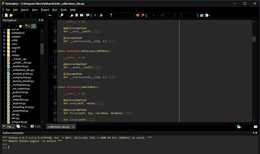 Python 用の PyScripter IDE