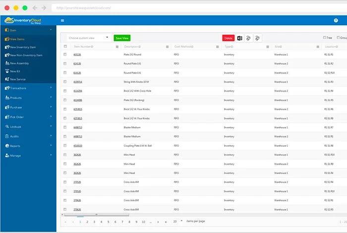 El software Wasp Inventory Management ofrece un lugar centralizado para gestionar el procedimiento de pedido, recepción y selección de artículos de inventario y no inventariados.