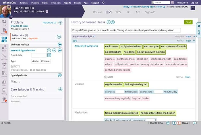 athenaOne-Dashboard-Bild