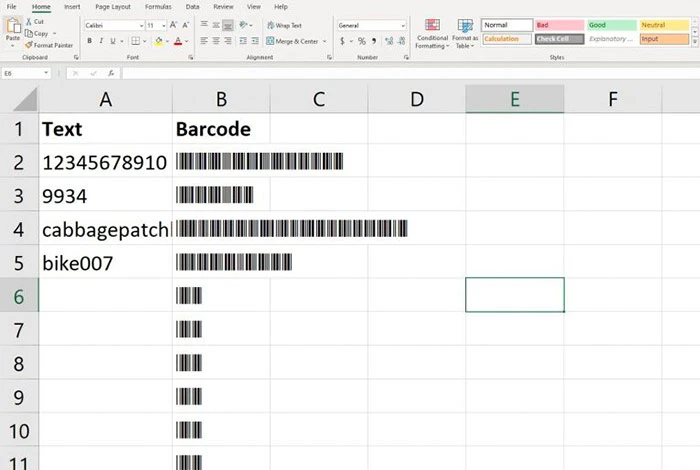 如何在 Excel 中建立隨機條碼