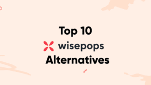 Wisepops 대안 배너