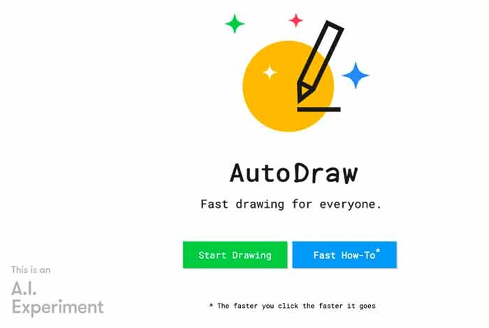 Software di intelligenza artificiale AutoDraw