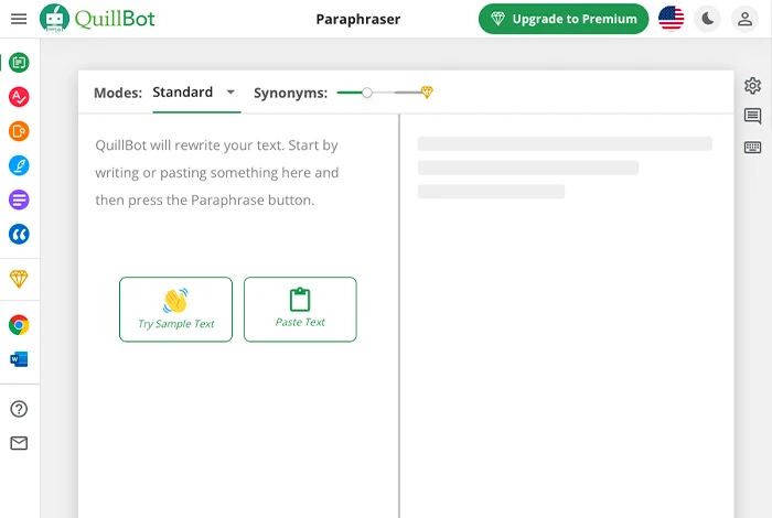 Quillbot مولد الكتابة بالذكاء الاصطناعي المجاني