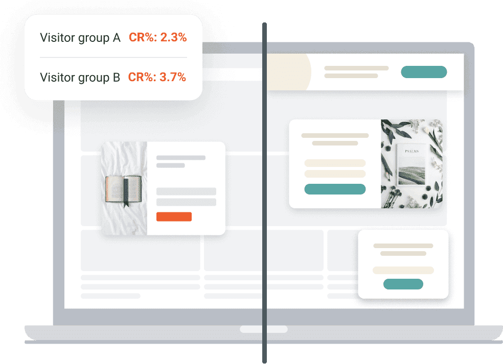 O teste A/B é um recurso importante no OptiMonk