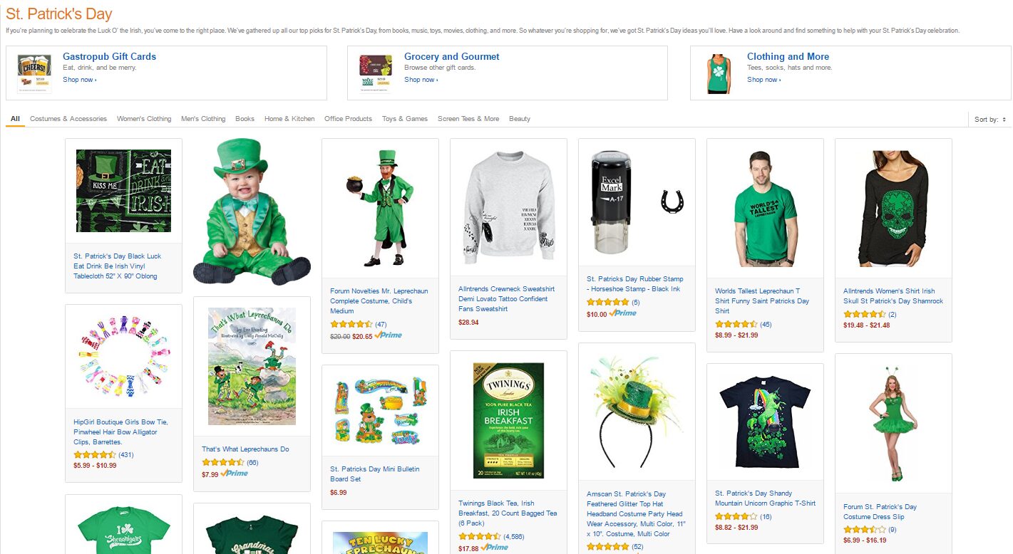 Amazons St. Patricks Day-Angebote gesammelt