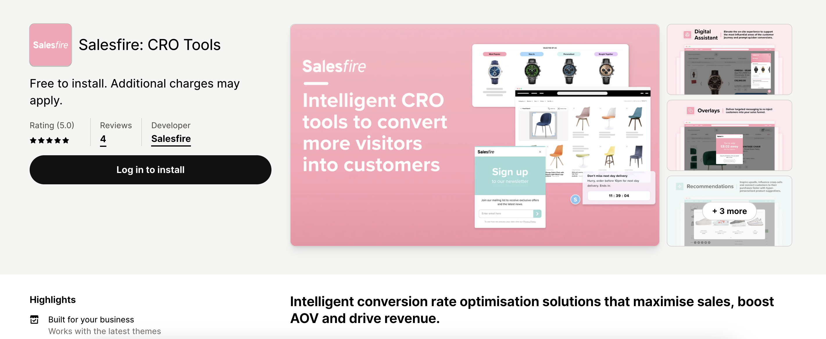 Salesfire: CRO-Tools