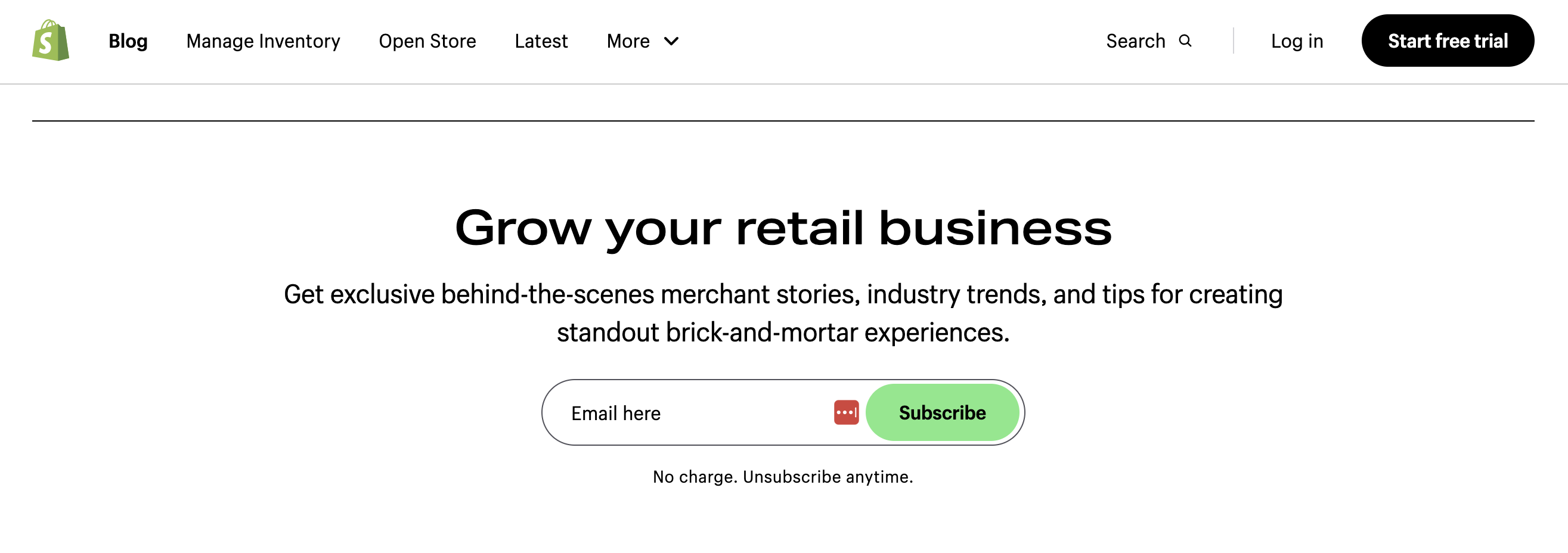 Shopify eコマースのニュースレターでは、業界の独自の洞察とビジネスの成長に関する専門家のヒントを得ることができます
