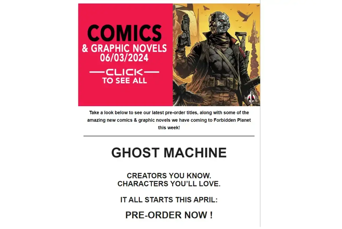 E-Mail-Beispiel-Werbung-Comics-und-Graphic-Novels-zum-Verkauf