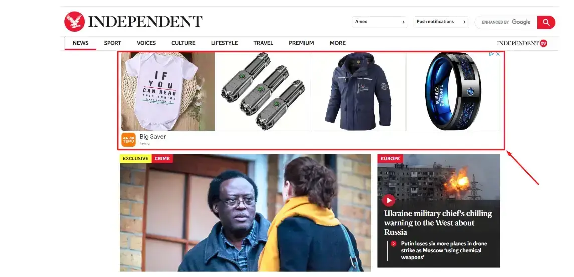 Independent-UK-Frontpage-Screenshot